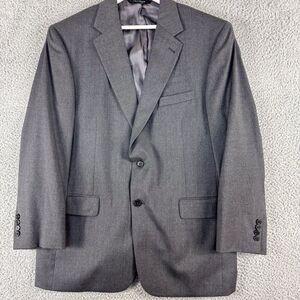 Jos A Bank Signature Blazer Mens 43R Gray Wool Coat Suit Jacket‎ Outdoor Casual